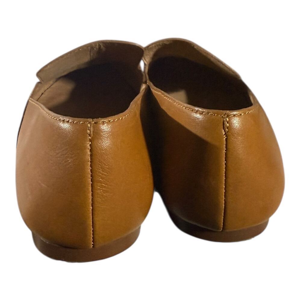 Madewell Women’s Leather Loafers Flats Brown Cognac Slip On Size 7.5 - Picture 5 of 8